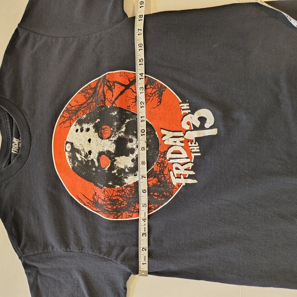 Friday the 13th Jason Black Horror Graphic T-Shirt , Size M - Picture 5 of 7